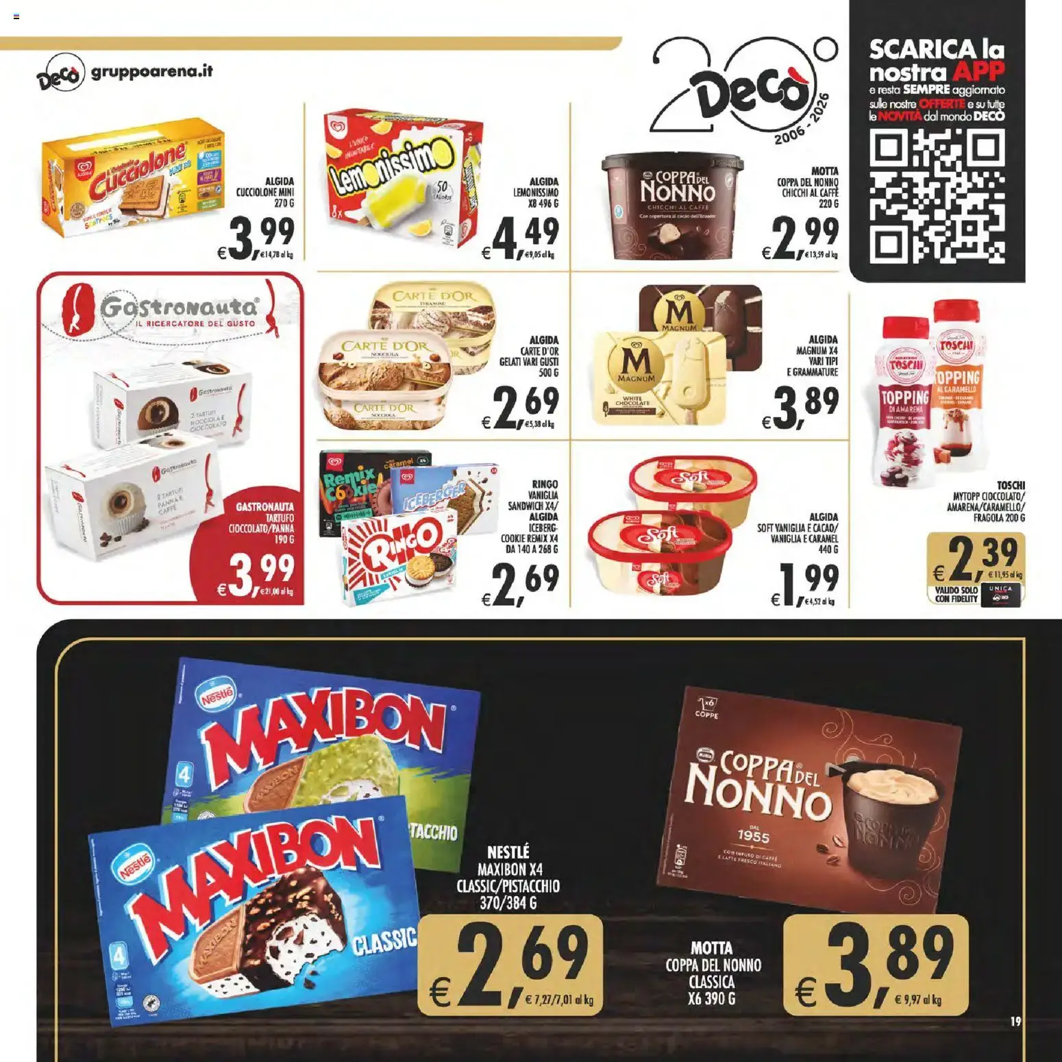 Nuovo Decò volantino Gourmet Sicilia dal 11/08/2026 > offerte anteprima 🛍️ da 11 agosto a 20 agosto di 2026 - Pagina del volantino 19