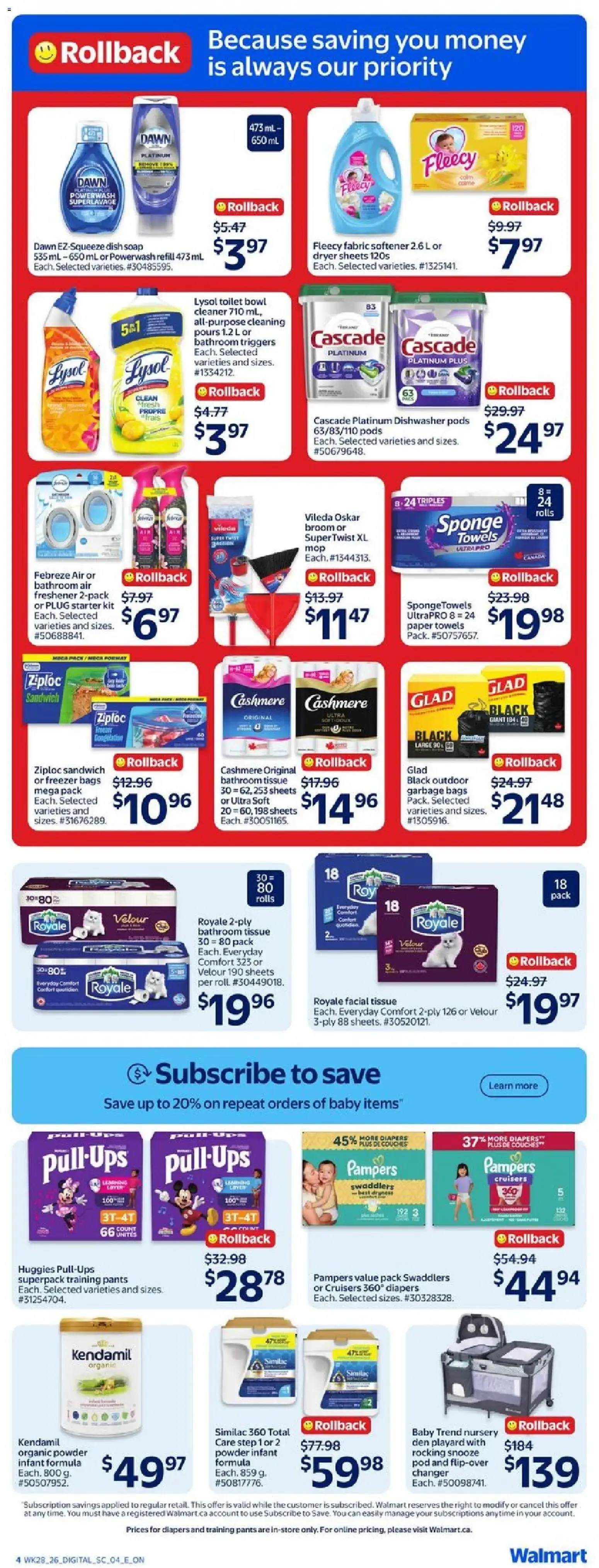 Walmart weekly flyer from Aug 6, 2026 > weekly specials & deals from August 6 to August 12 2026 - flyer page 24