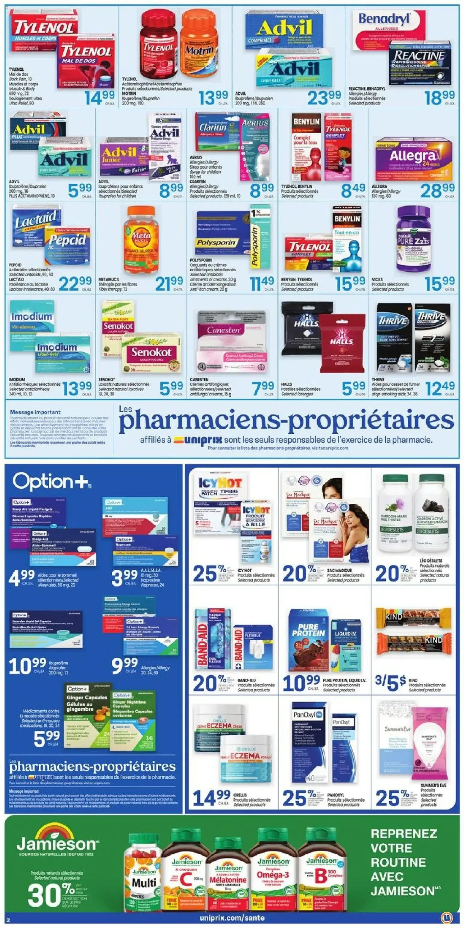 Uniprix weekly flyer / circulaire from August 6 to August 12 2026 - flyer page 3
