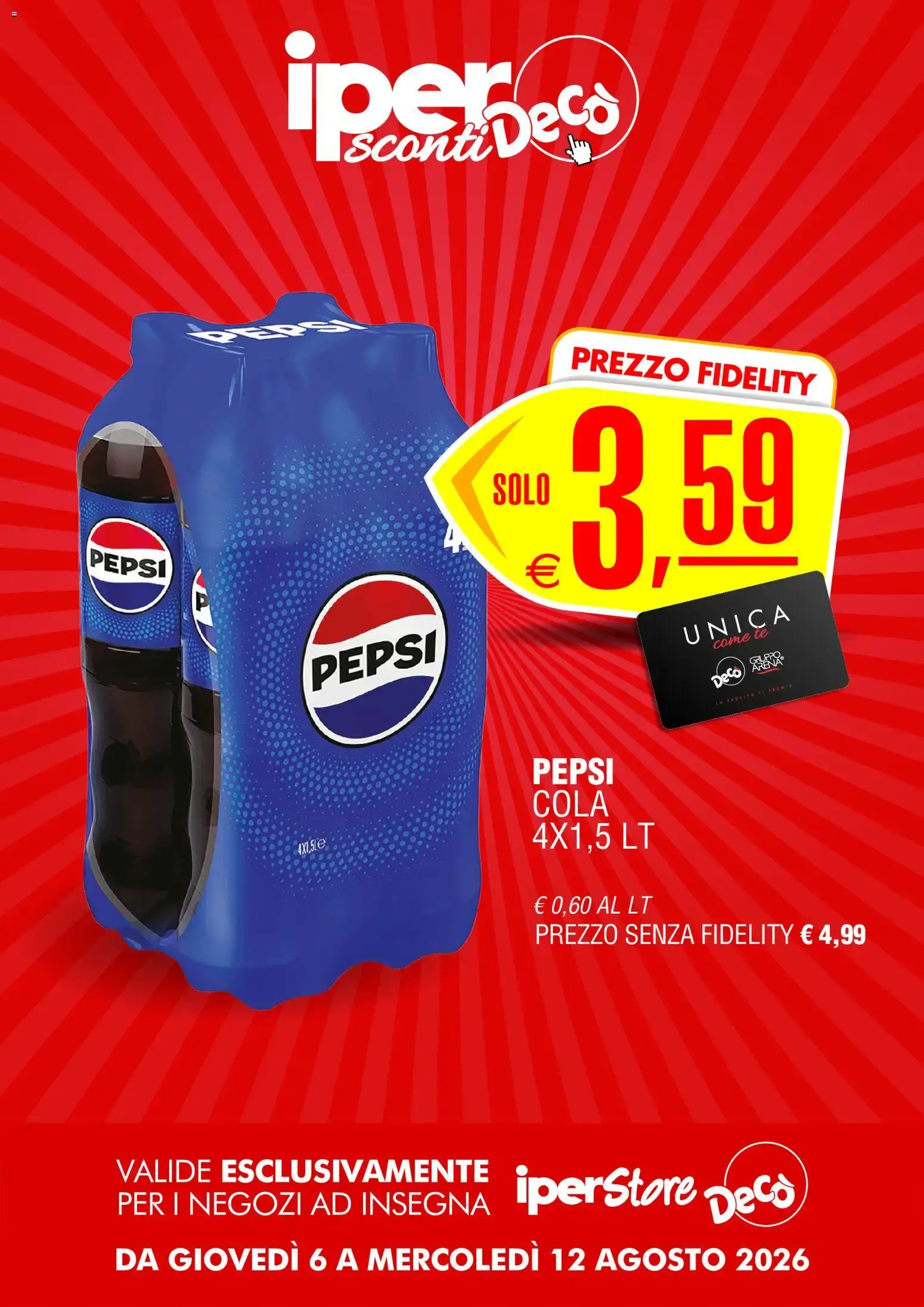 Nuovo Decò volantino iperStore Sicilia dal 06/08/2026 > offerte anteprima 🛍️ da 6 agosto a 12 agosto di 2026 - Pagina del volantino 6