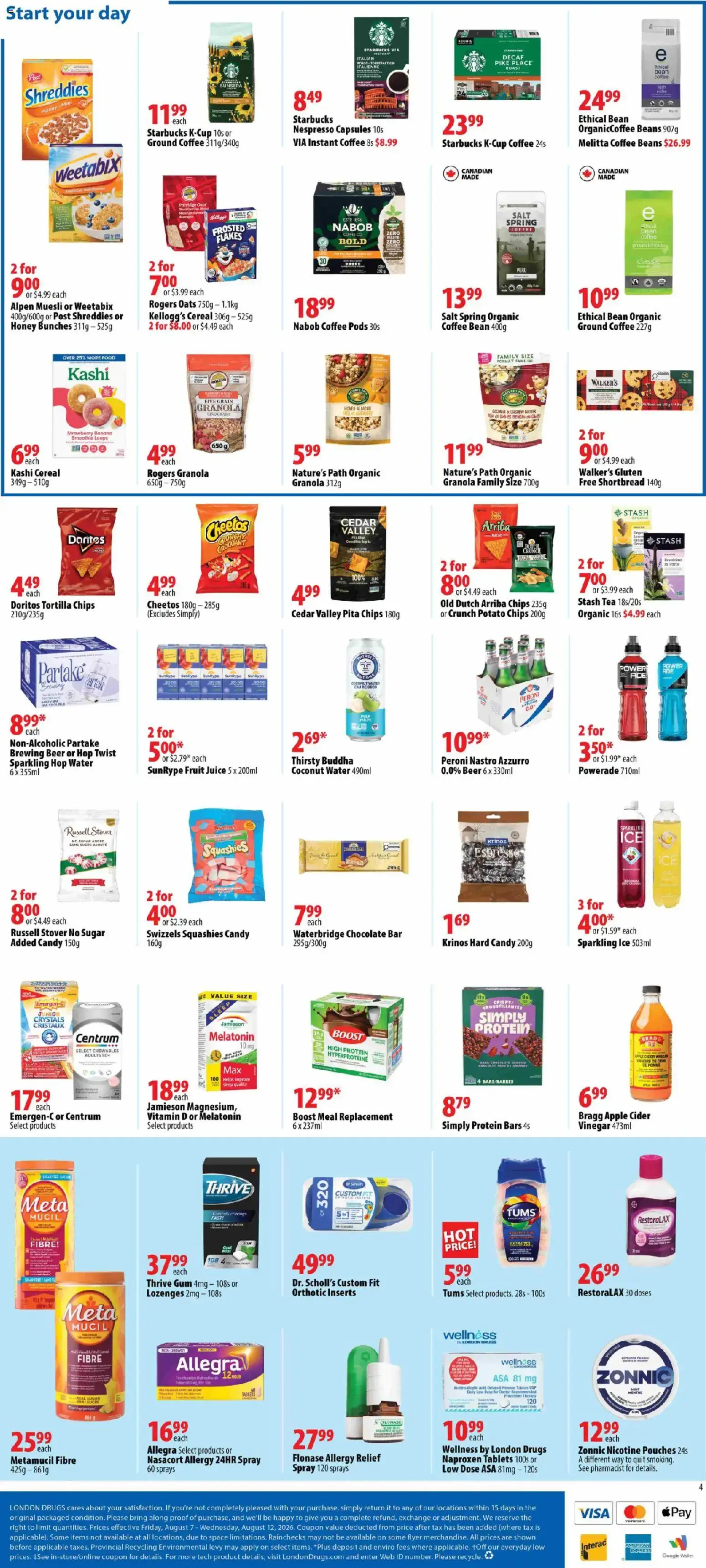 London Drugs weekly flyer / circulaire from August 7 to August 12 2026 - flyer page 5