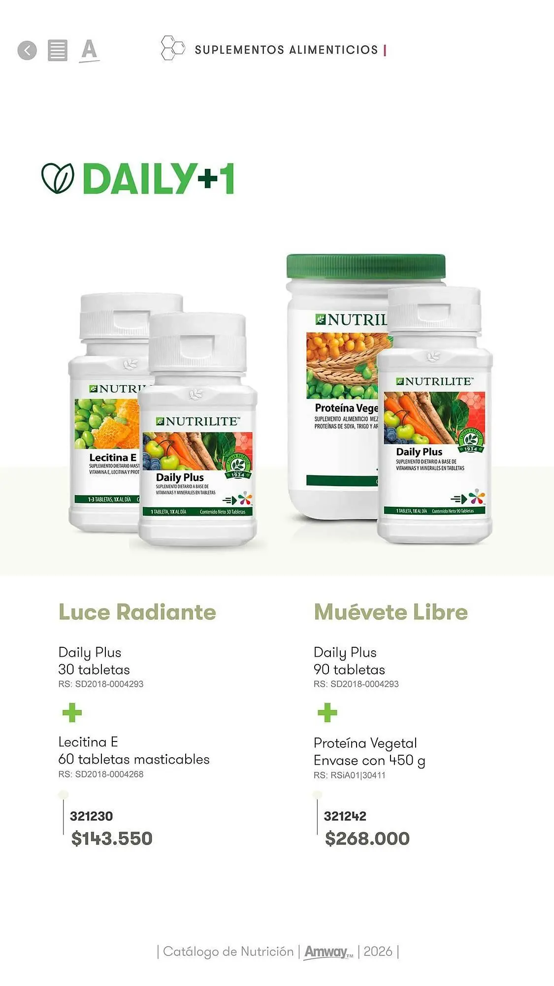 Catalogo de Catálogo Amway 26 de marzo al 31 de diciembre 2026 - Pag 8