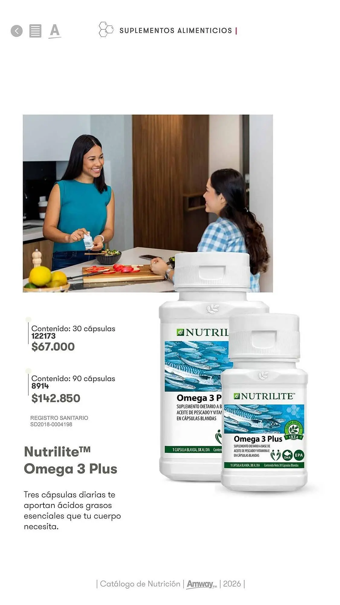 Catalogo de Catálogo Amway 26 de marzo al 31 de diciembre 2026 - Pag 18