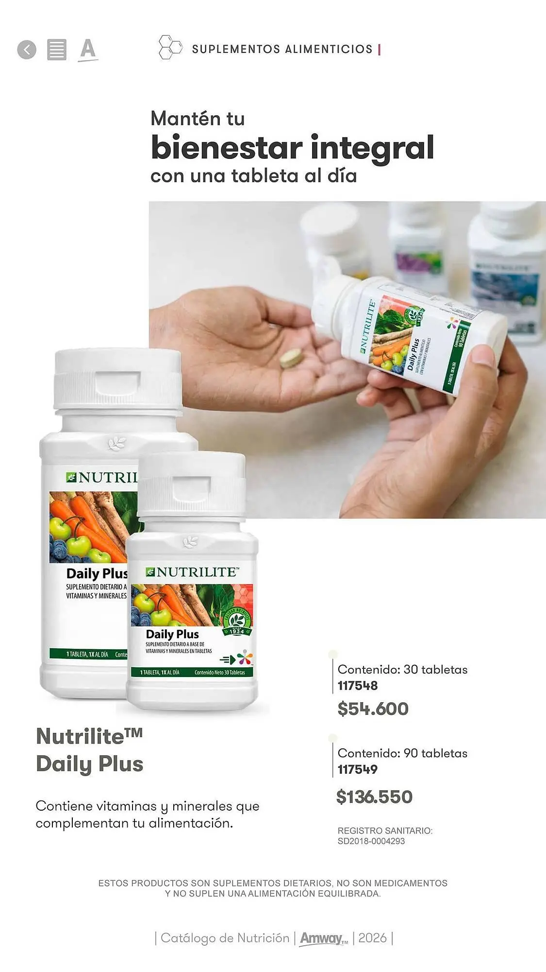 Catalogo de Catálogo Amway 26 de marzo al 31 de diciembre 2026 - Pag 5