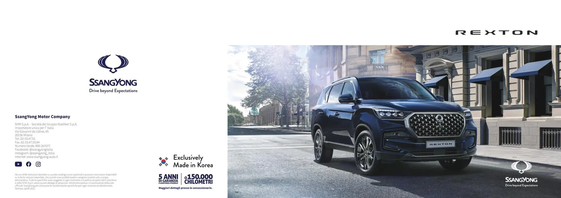 Rexton da 25 agosto a 31 gennaio di 2028 - Pagina del volantino 1