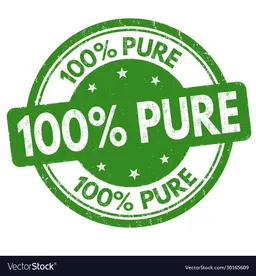100% pure logo