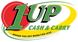 1up cash & carry logo