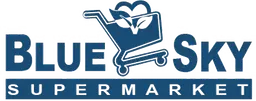 blue sky supermarket logo