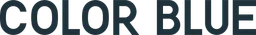 color blue logo