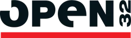 open 32 logo