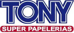 tony super papelerías logo