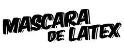 máscara de látex logo