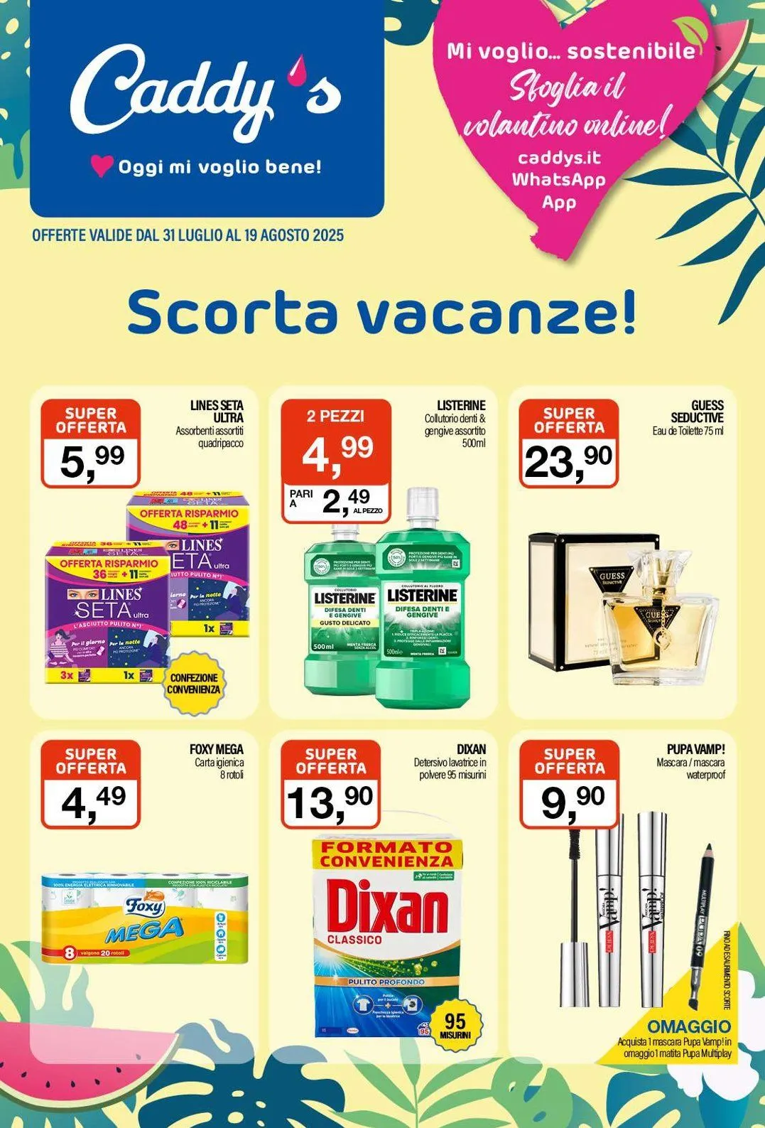  Volantini Caddy's da 31 luglio a 19 agosto di 2025 - Pagina del volantino 