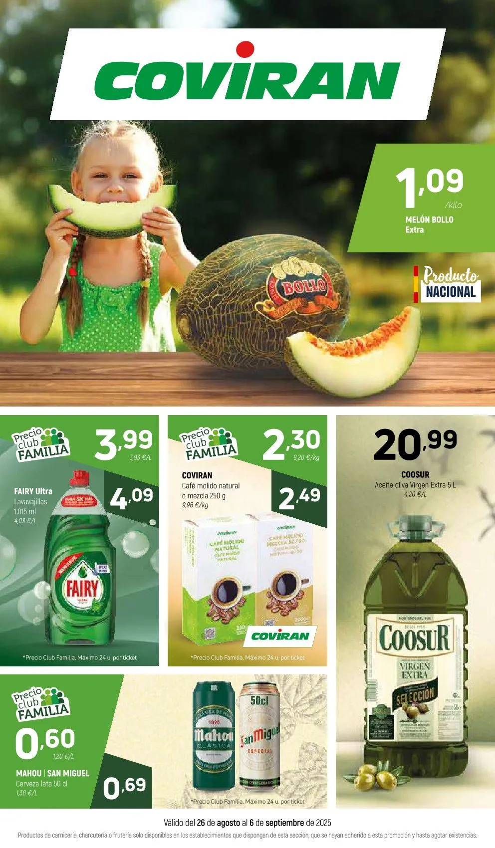 Catálogo de Catálogos de Coviran - Últimas ofertas 26 de agosto al 6 de septiembre 2025 - Página 1