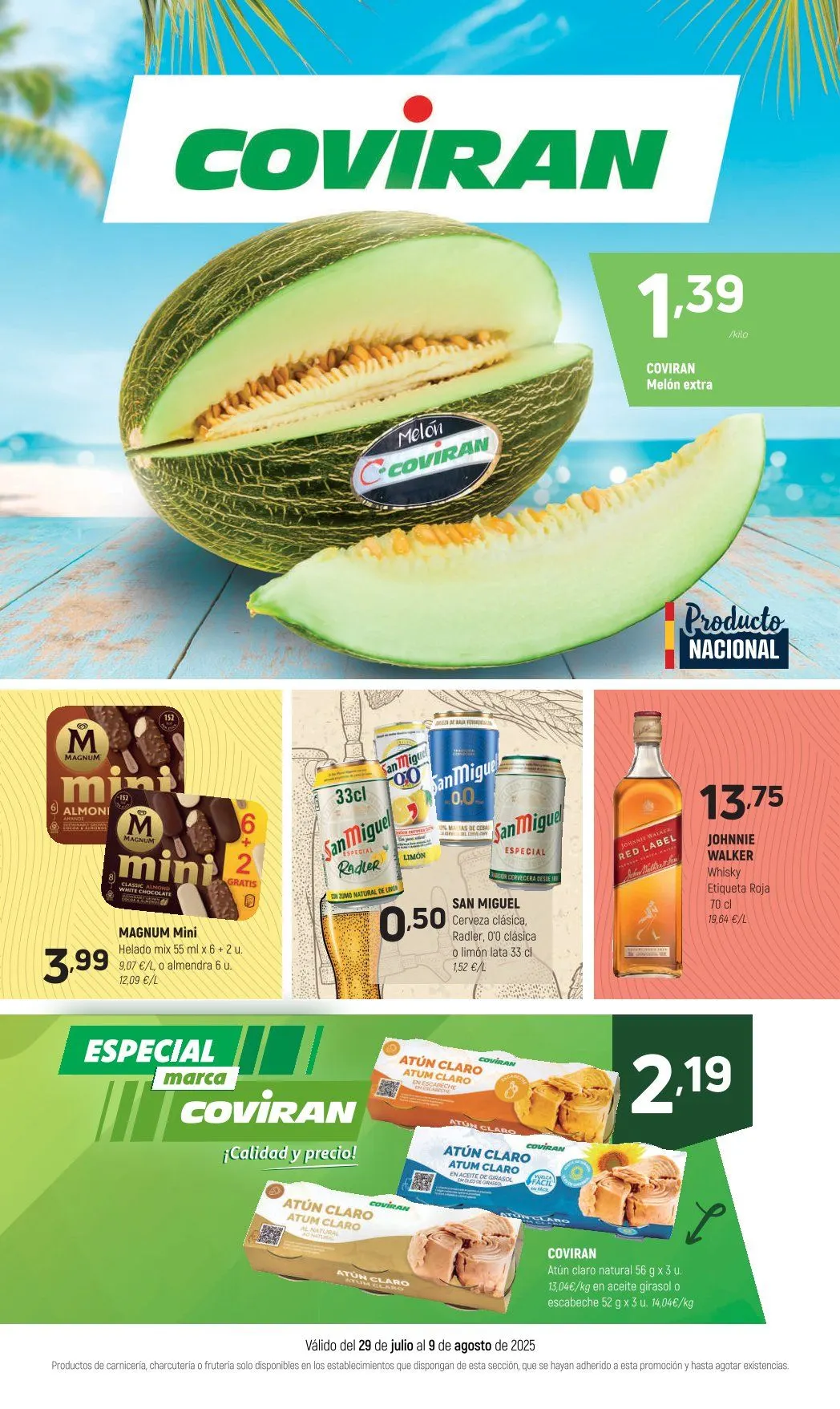 Catálogo de Conoce las últimas ofertas de Coviran 29 de julio al 10 de agosto 2025 - Página 1