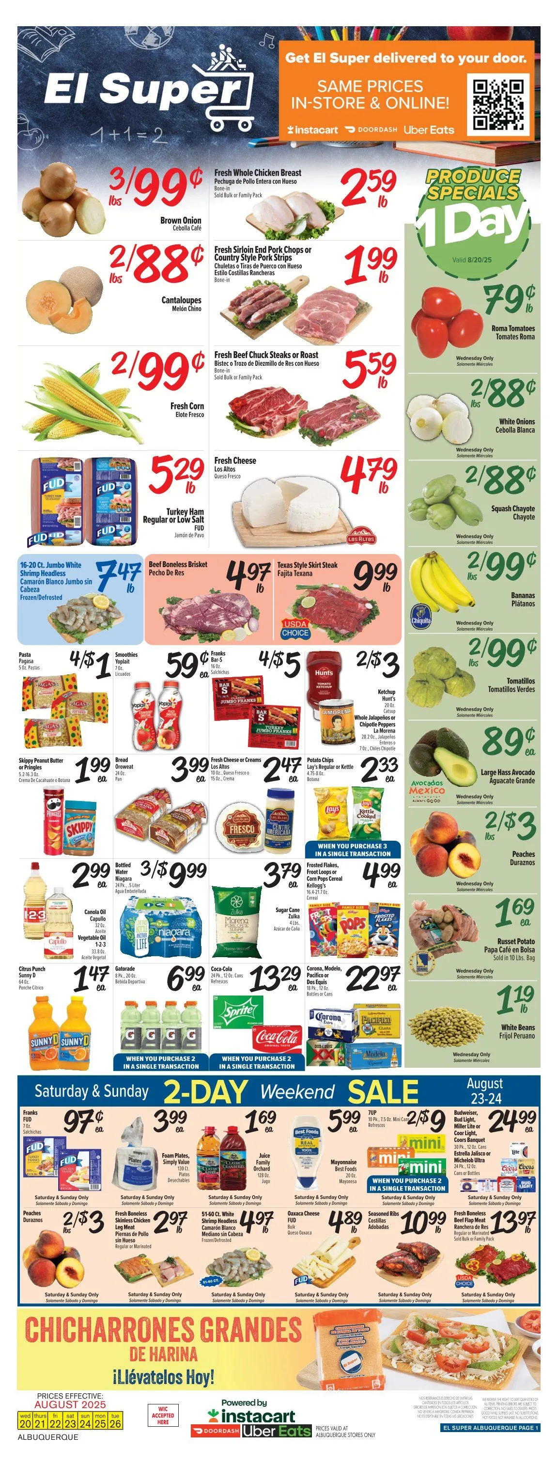 Weekly ad El Super Sales from August 20 to August 27 2025 - Page 1