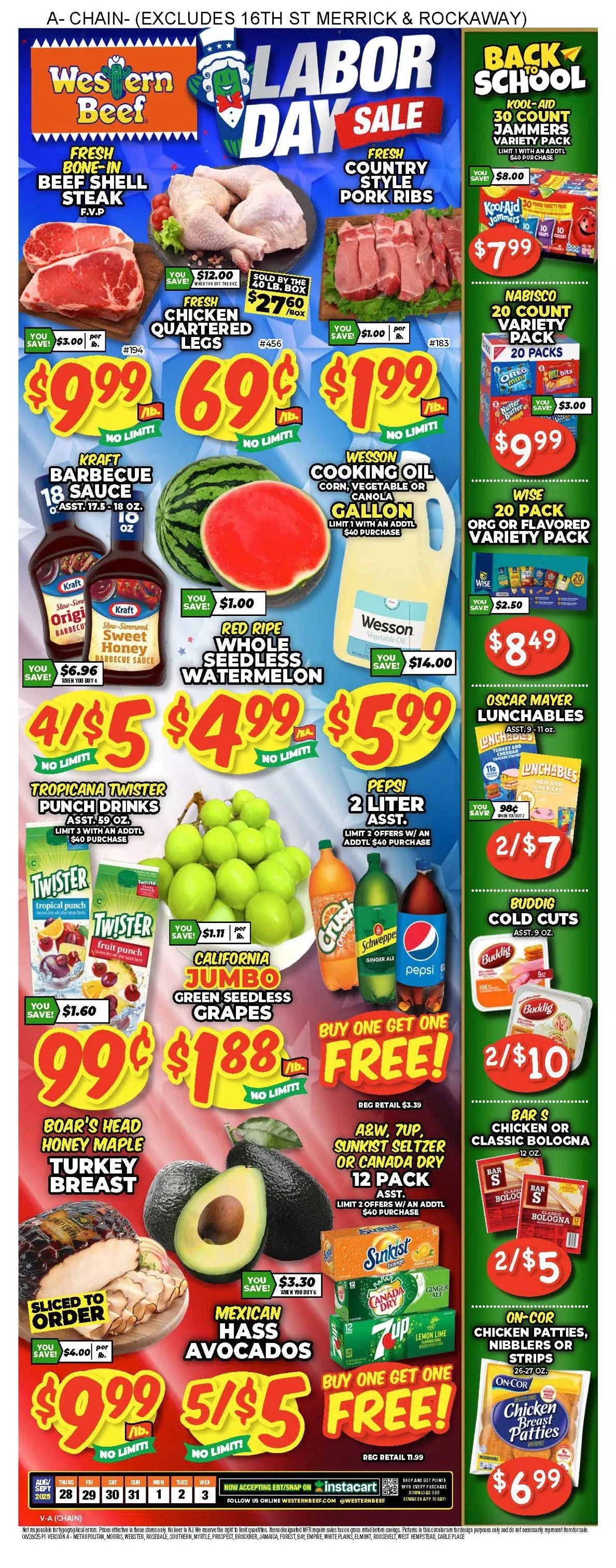Weekly ad Western Beef Sales from August 28 to September 2 2025 - Page 1