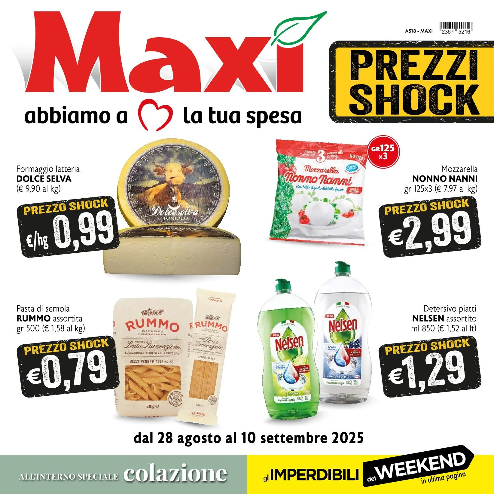 Volantini Maxi Family da 28 agosto a 10 settembre di 2025 - Pagina del volantino 1