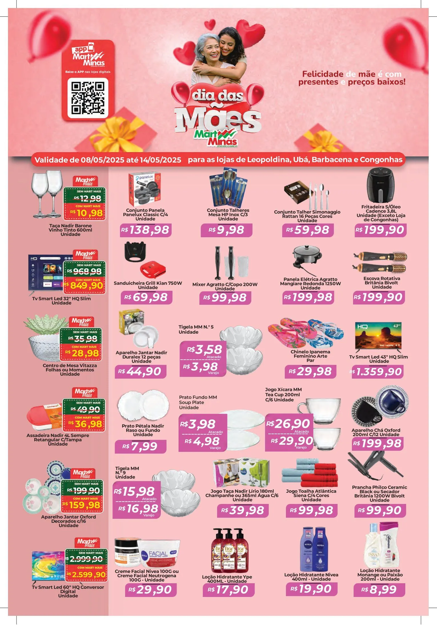 Encarte de Folhetos Mart Minas - Promoções imperdíveis! 8 de maio até 14 de maio 2025 - Pagina 1