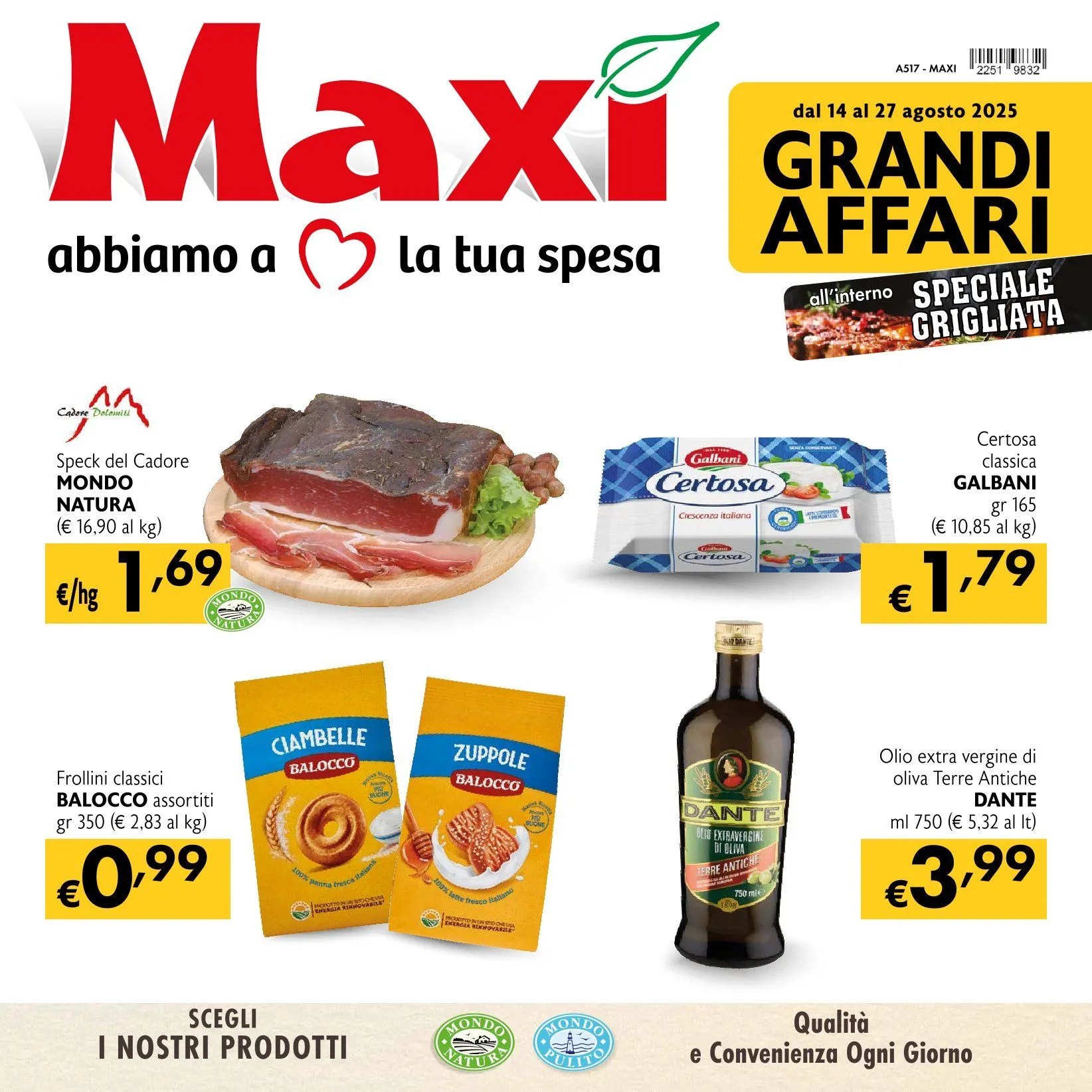  Volantini Maxi Family da 14 agosto a 27 agosto di 2025 - Pagina del volantino 1