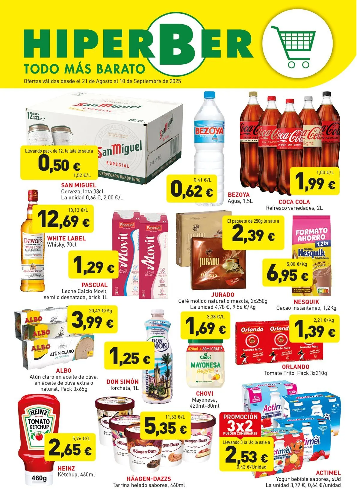 Catálogo de Hiperber Ofertas 21 de agosto al 10 de septiembre 2025 - Página 1