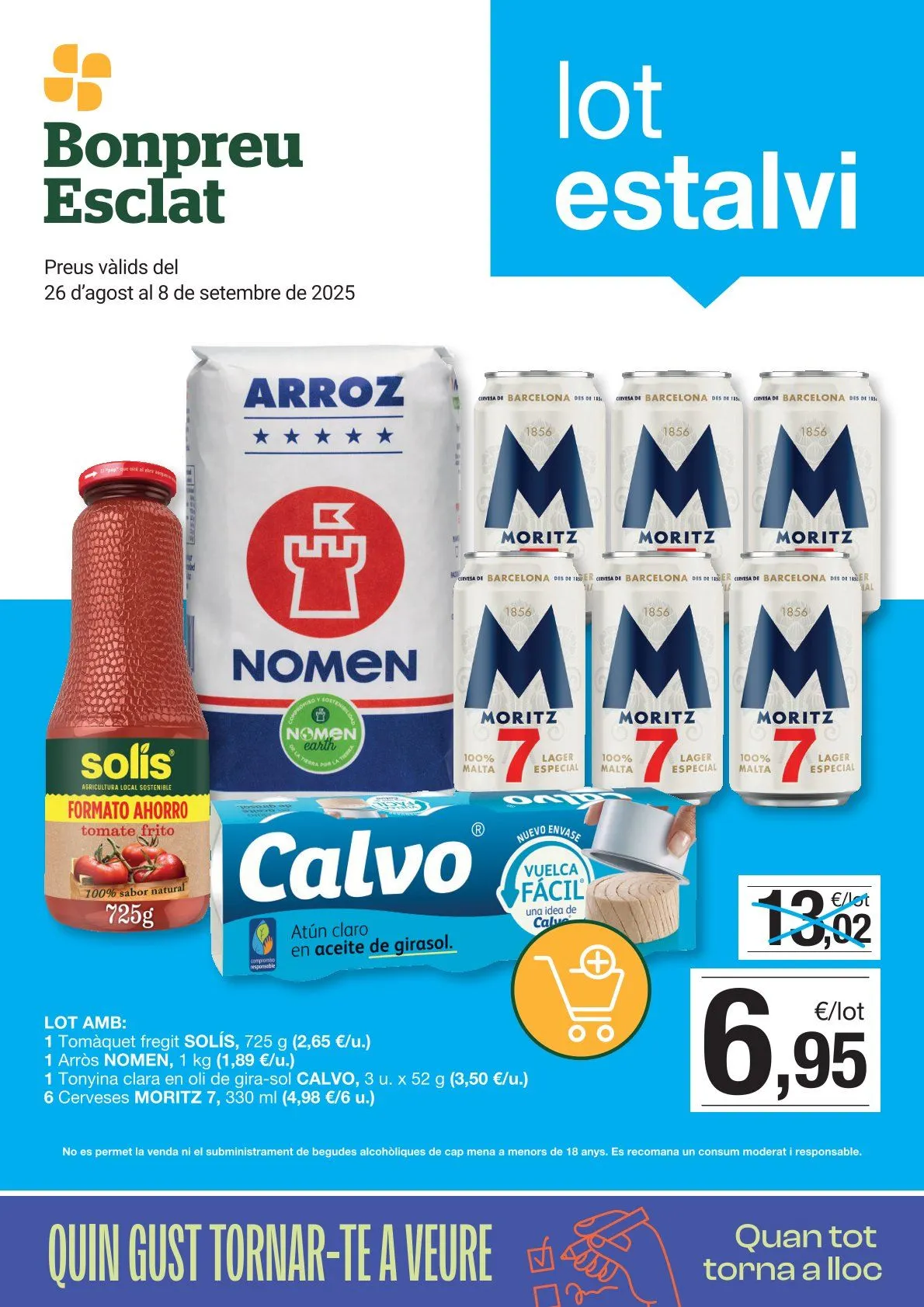 Catálogo de Ofertas Bonpreu 26 de agosto al 8 de septiembre 2025 - Página 1