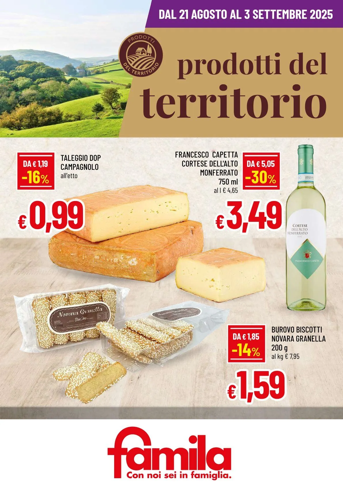  Famila - Cataloghi  da 21 agosto a 3 settembre di 2025 - Pagina del volantino 1