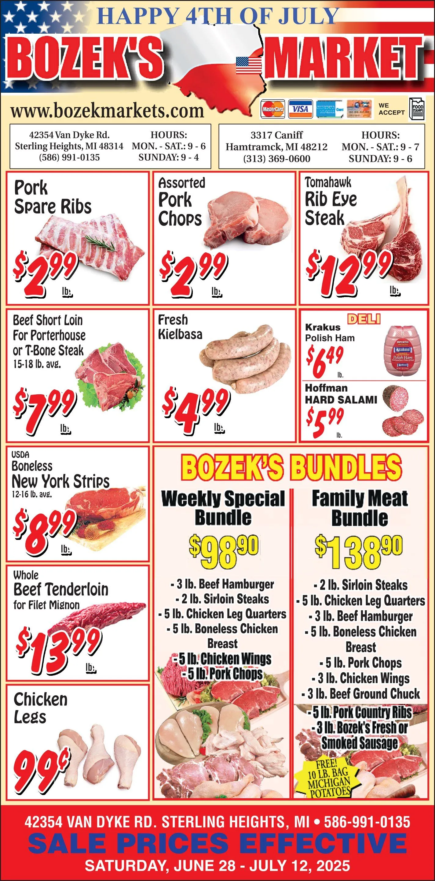 Weekly ad Bozek's Market weekly ads from June 28 to July 12 2025 - Page 