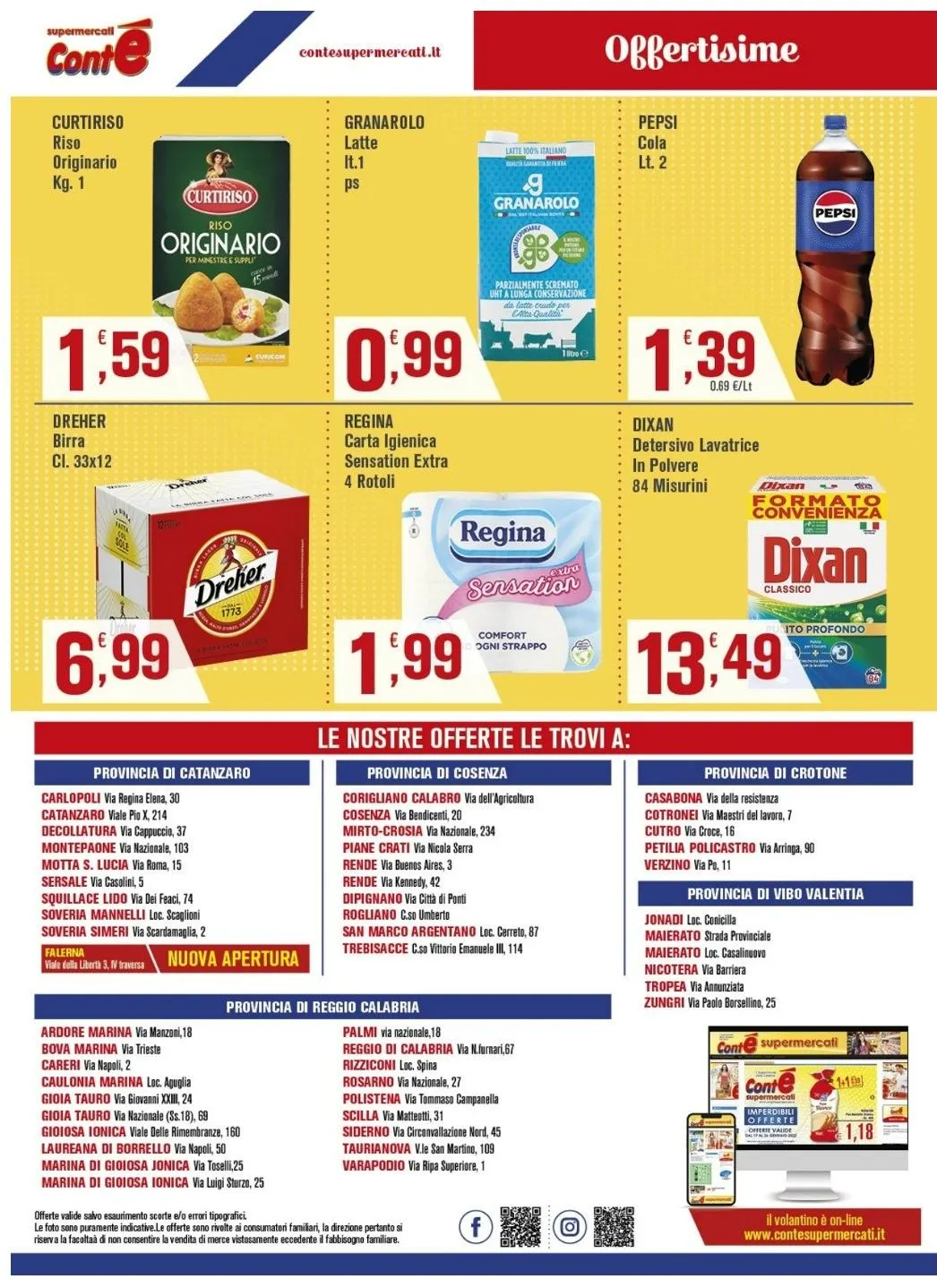Volantini Conte Supermercati da 21 agosto a 31 agosto di 2025 - Pagina del volantino 1