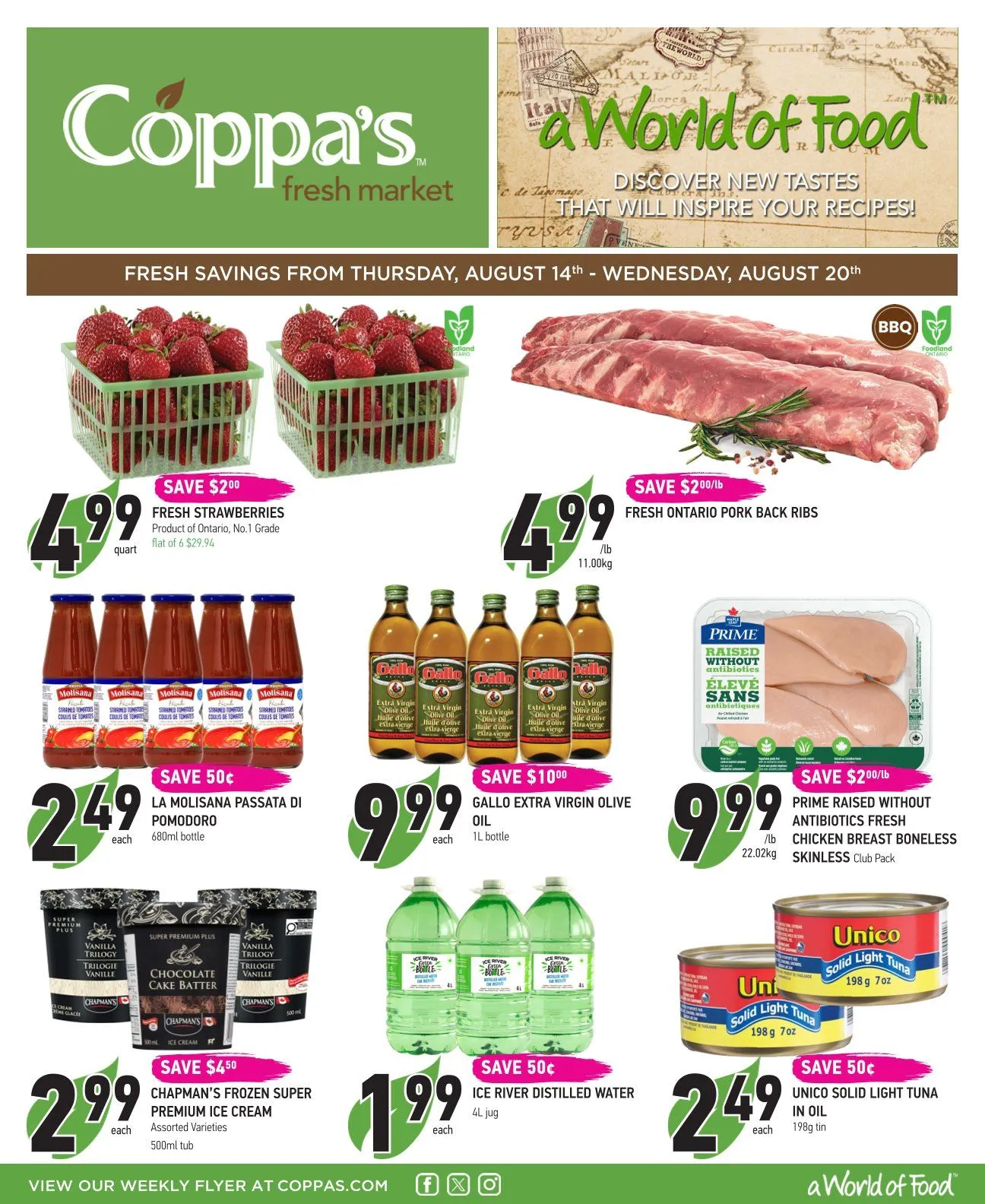 Coppas Fresh Market flyers  from August 14 to August 20 2025 - flyer page 1