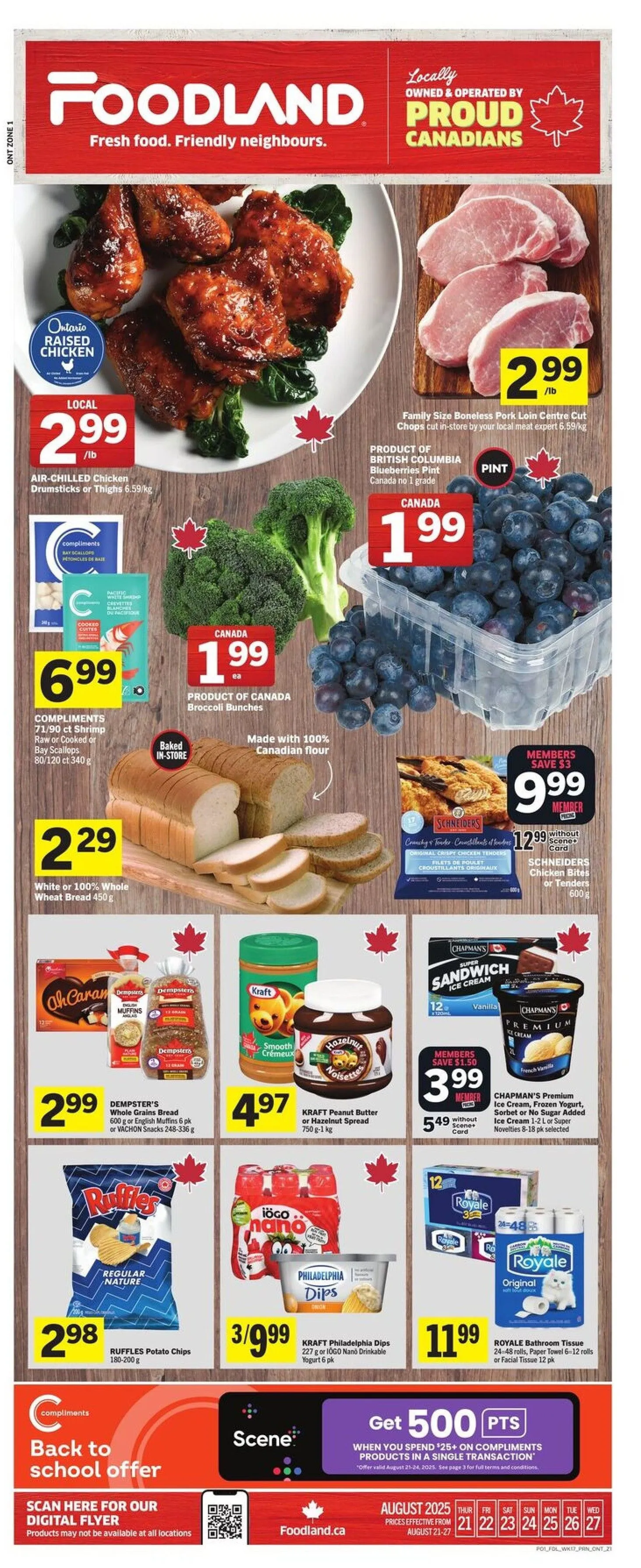 Foodland Sales from August 21 to August 27 2025 - flyer page 1
