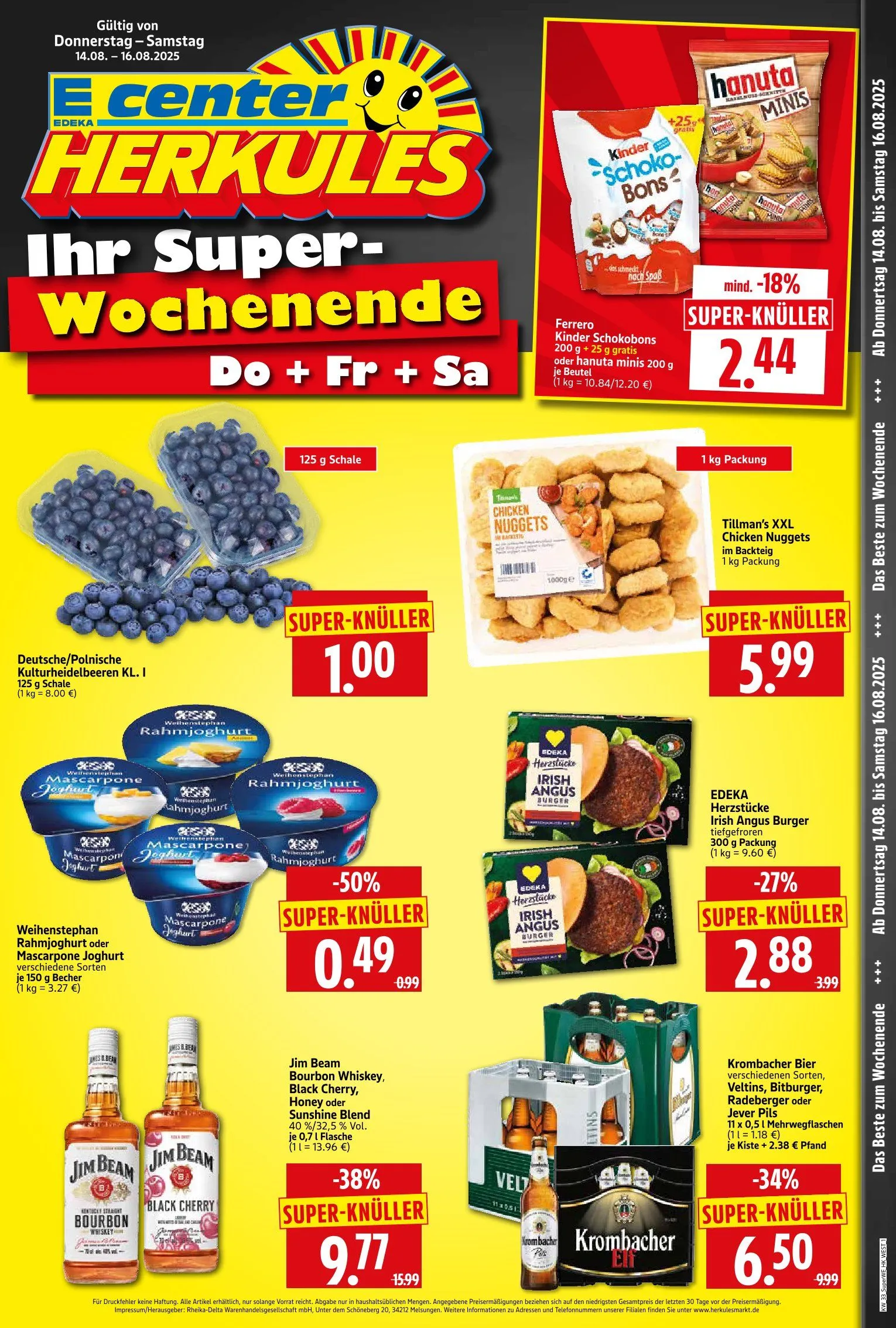 Herkules Baumarkt Angebote von 14. August bis 16. August 2025 - Prospekt seite 