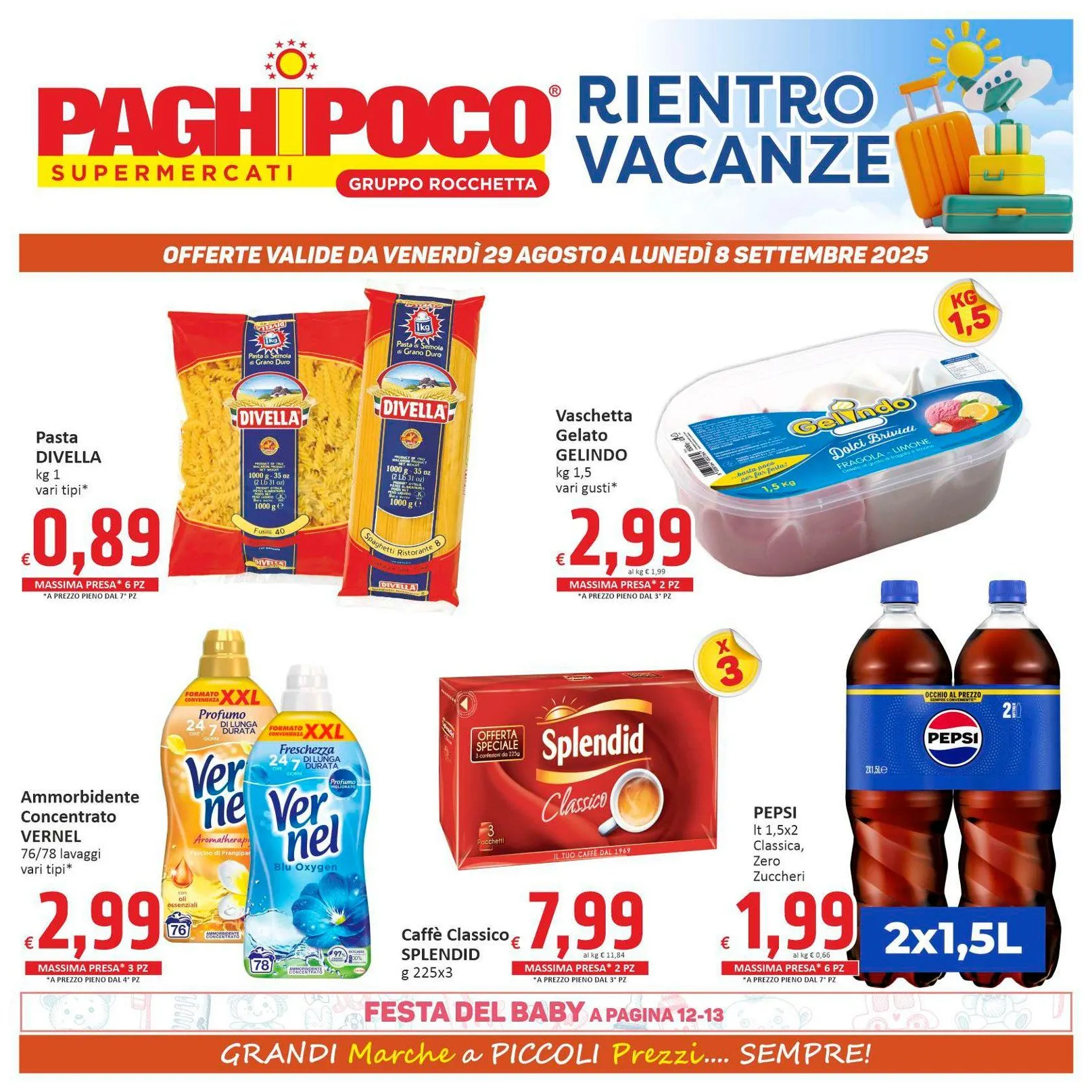 Volantini Paghi Poco da 29 agosto a 8 settembre di 2025 - Pagina del volantino 1