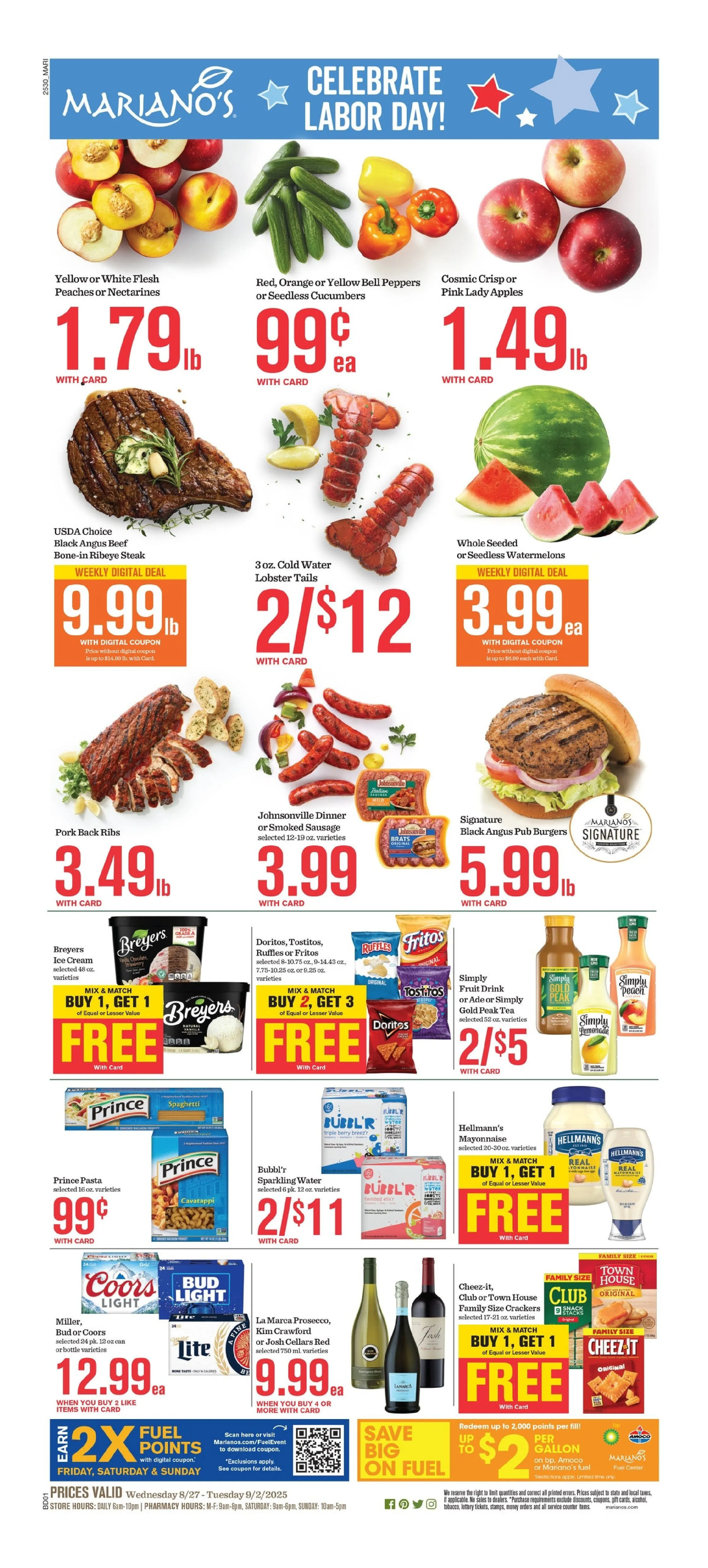 Weekly ad Mariano's weekly ads from August 27 to September 2 2025 - Page 1