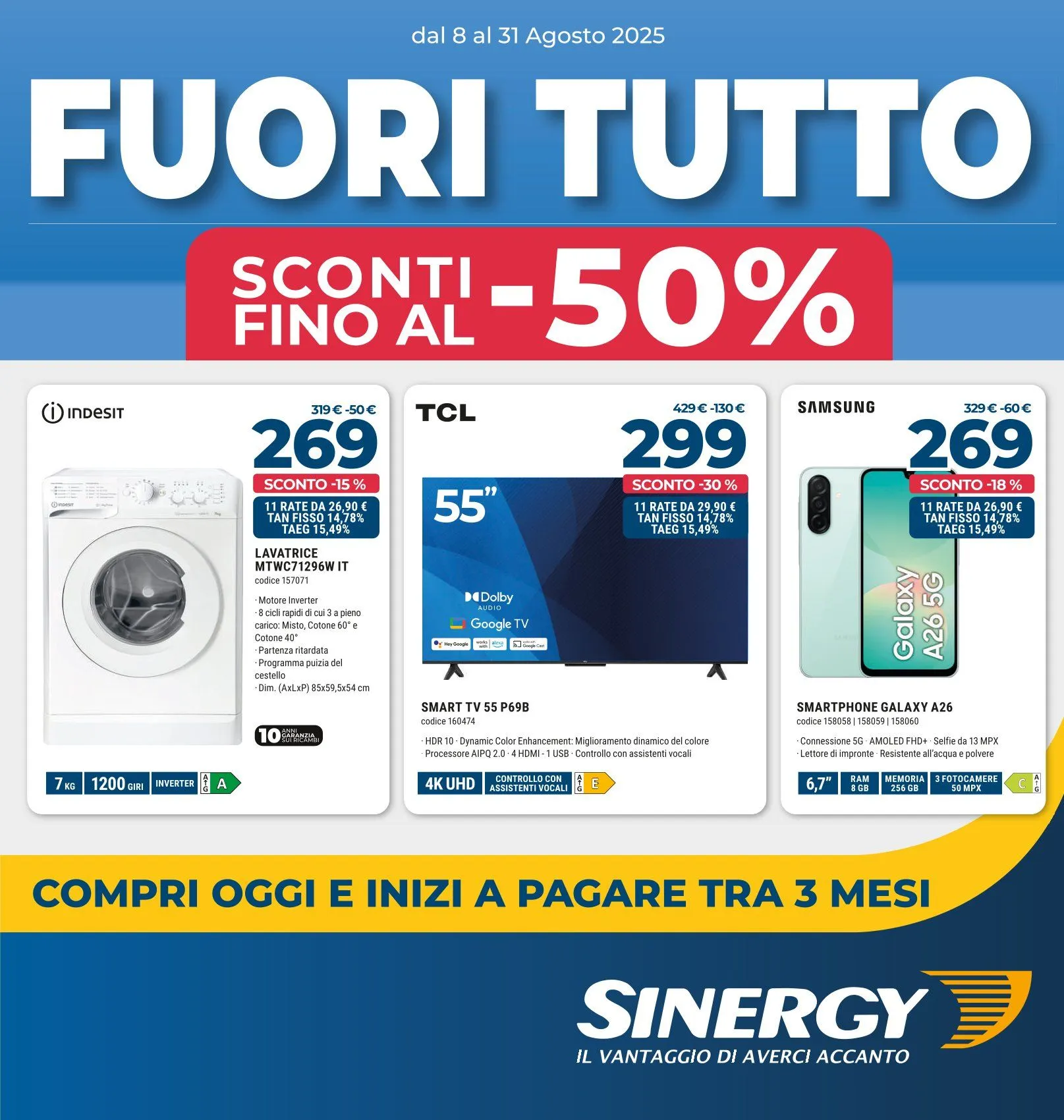 Volantini Sinergy  da 13 agosto a 19 agosto di 2025 - Pagina del volantino 1