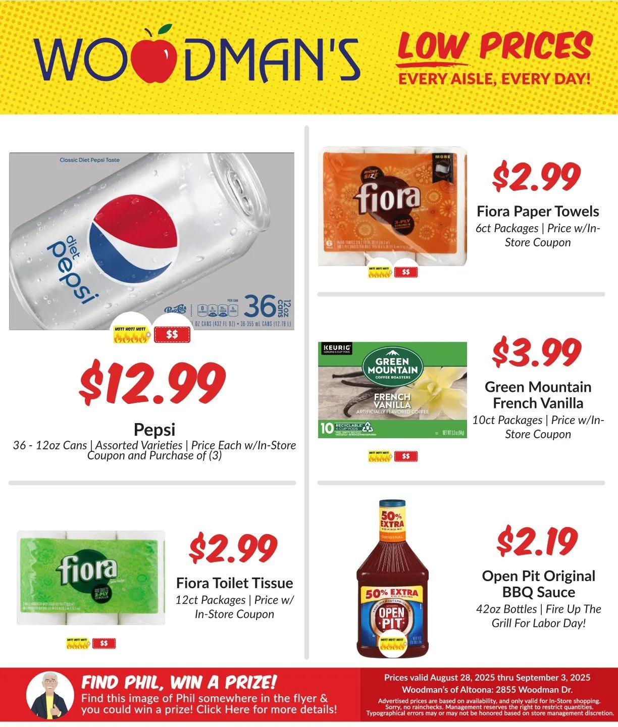 Weekly ad Woodman's Market Sales from August 28 to September 3 2025 - Page 1