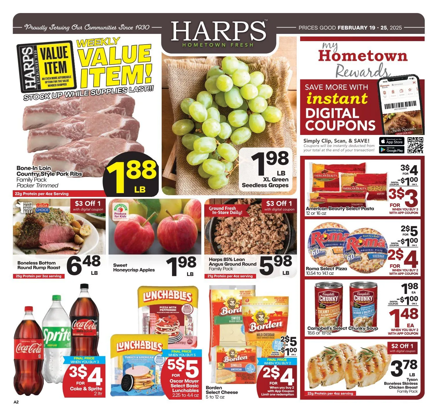 Weekly ad Harps Foods Deals from February 21 to February 25 2025 - Page 