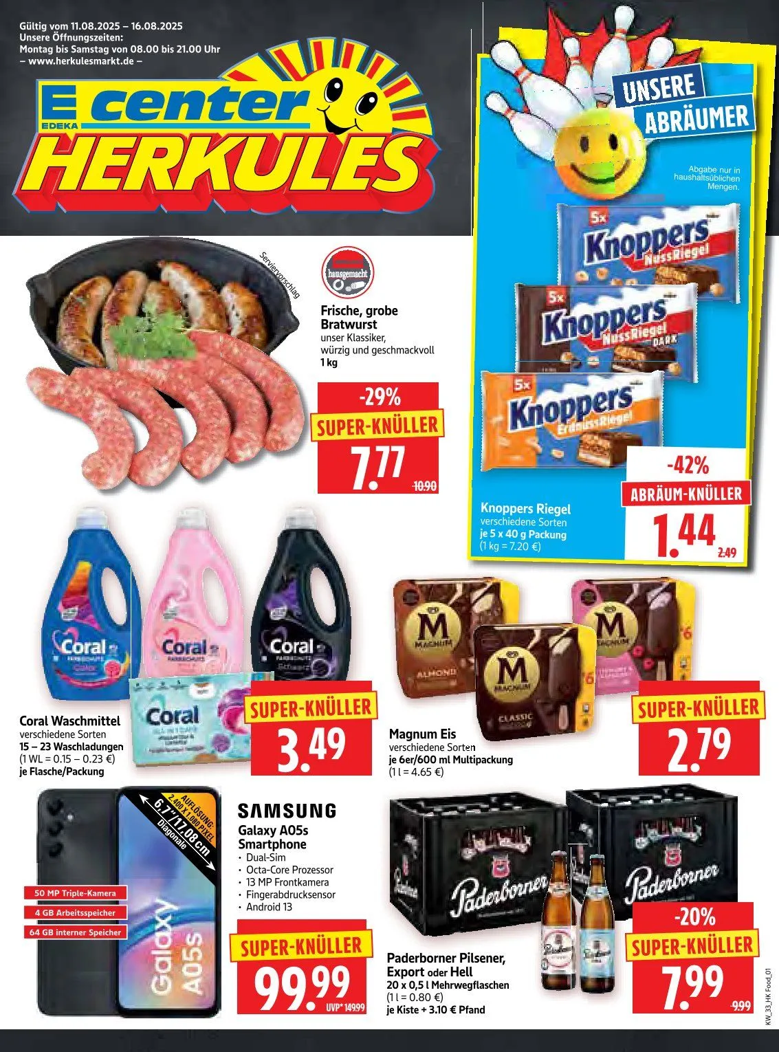 Herkules Baumarkt Angebote von 11. August bis 16. August 2025 - Prospekt seite 