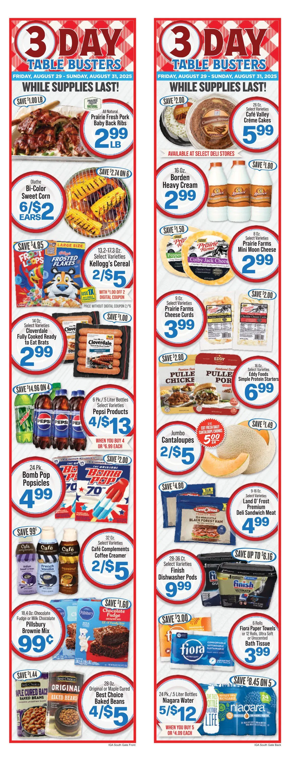 Weekly ad Hometown Market Sales from August 28 to September 2 2025 - Page 1