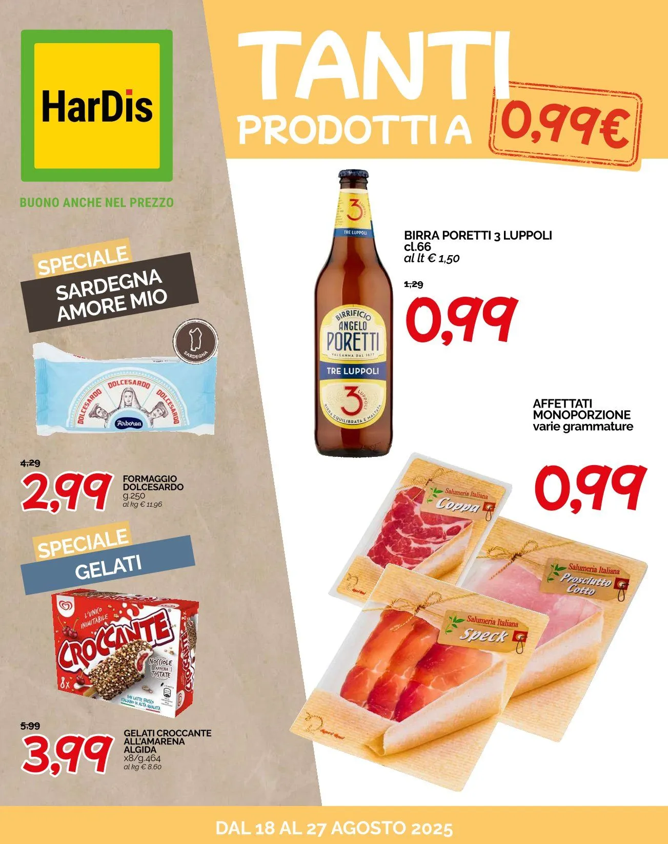 Volantini HarDis da 18 agosto a 28 agosto di 2025 - Pagina del volantino 1