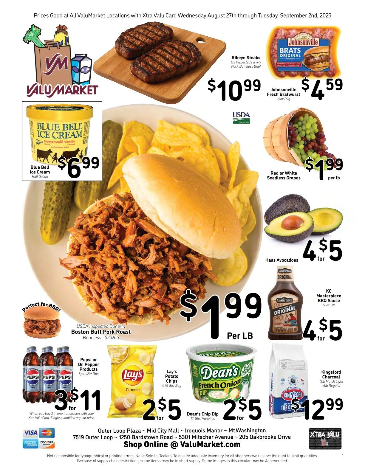 Weekly ad ValuMarket Sales from August 28 to September 2 2025 - Page 1