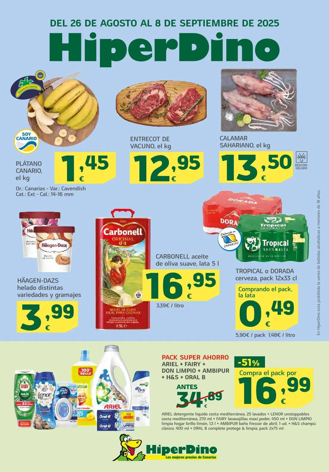 Catálogo de HiperDino - Catálogos semanales 26 de agosto al 9 de septiembre 2025 - Página 1