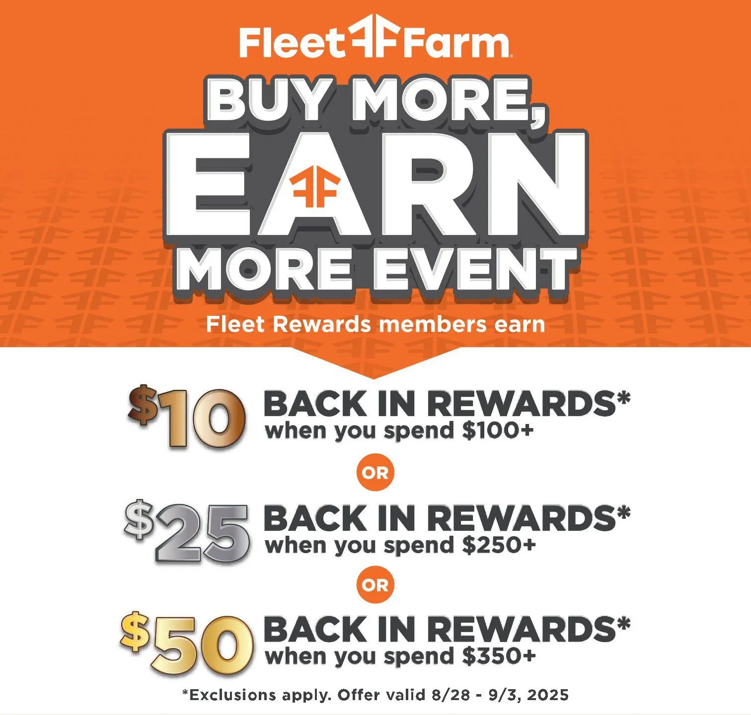 Weekly ad Fleet Farm Sales from August 28 to September 3 2025 - Page 1
