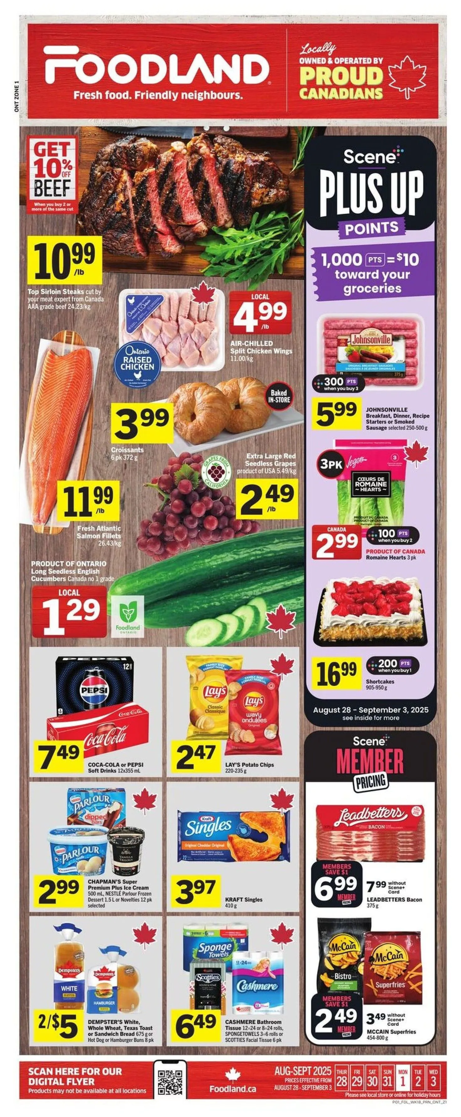 Foodland Sales from August 28 to September 2 2025 - flyer page 1