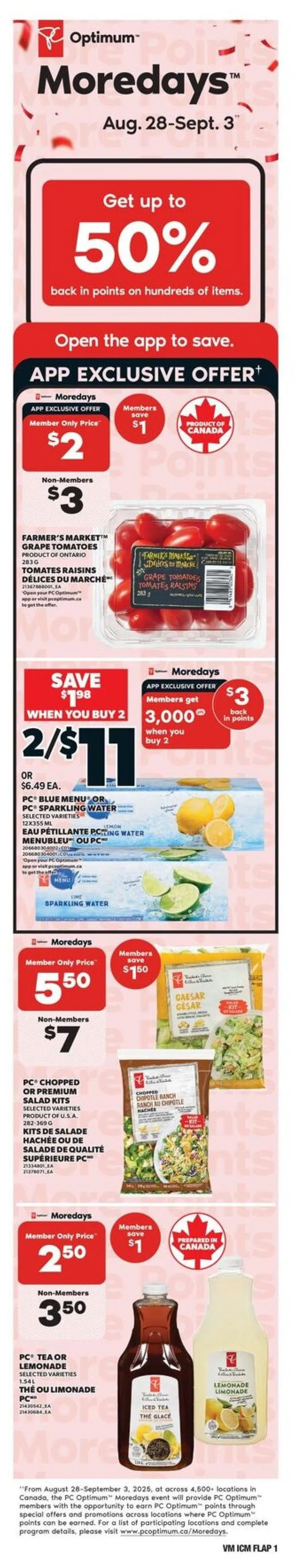Valu Mart Sales from August 28 to September 3 2025 - flyer page 1