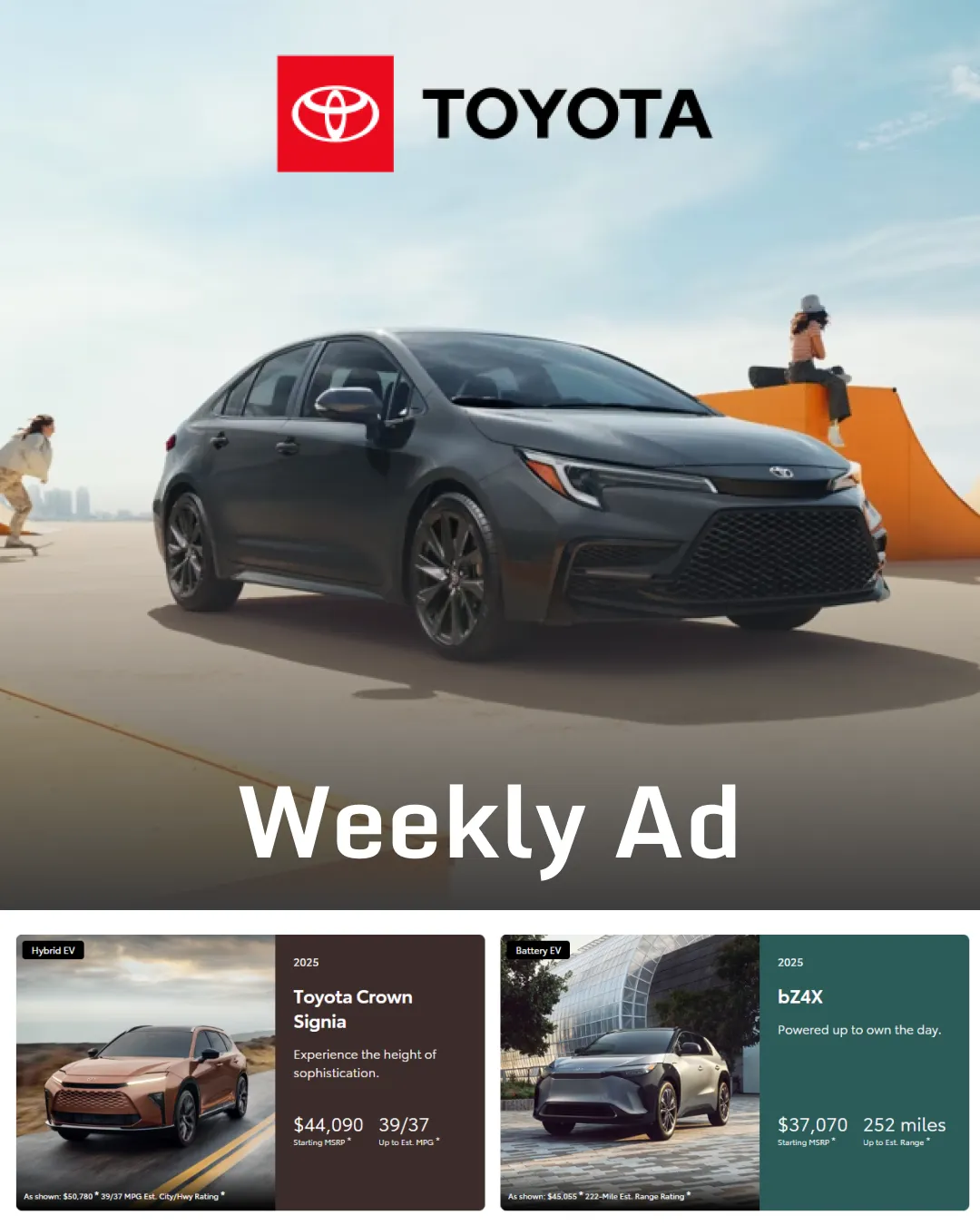 Weekly ads - August 8 August 31 2025