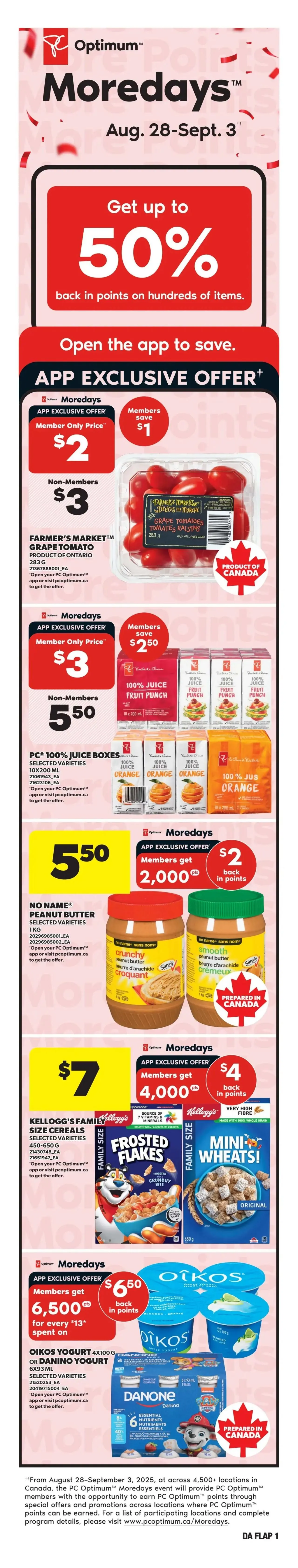 Dominion Sales from August 28 to September 3 2025 - flyer page 1