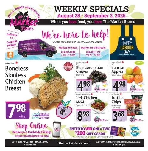 The Market Stores Sales from August 28 to September 3 2025 - flyer page 1
