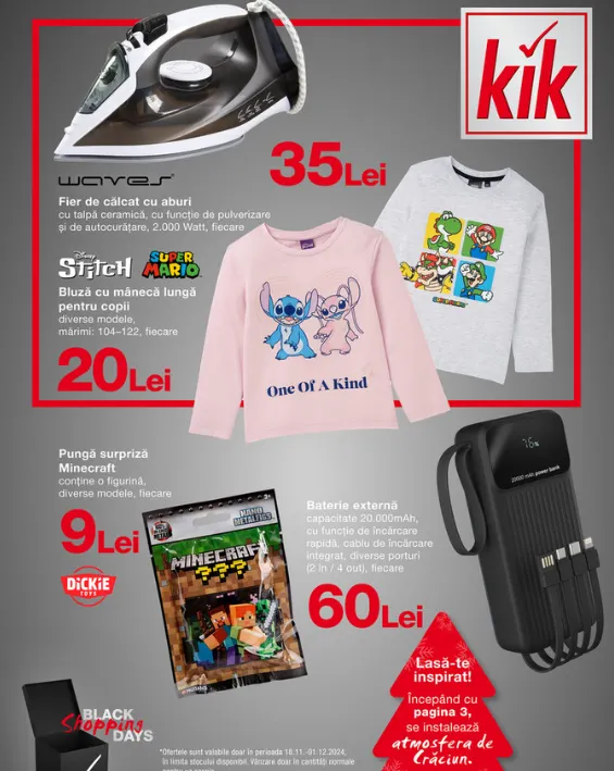 Catalog Kik Oferte de la 26 noiembrie până la 1 decembrie 2024 - Revista Pagina 