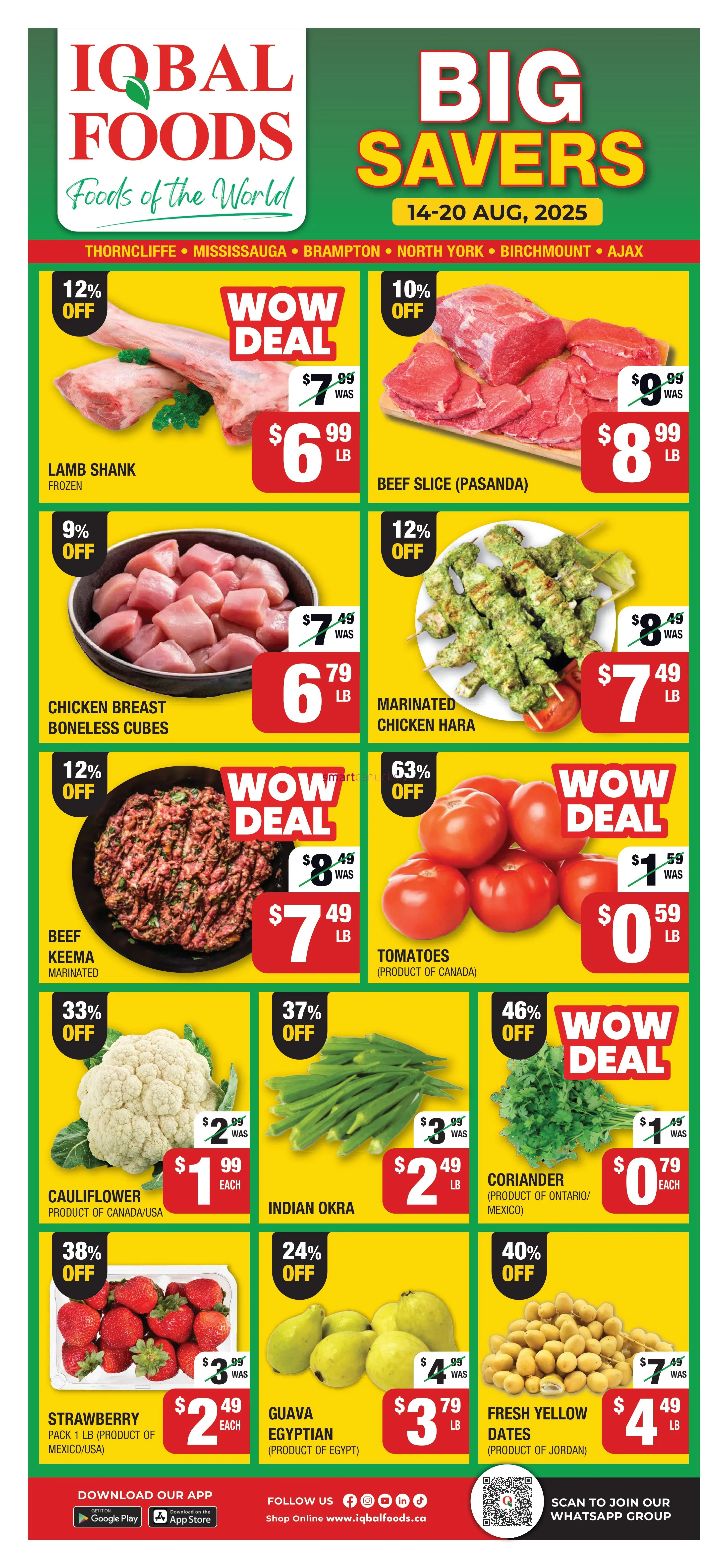 Iqbal Foods flyers from August 14 to August 20 2025 - flyer page 1